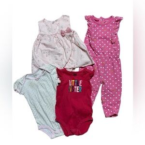Carter's | Baby Girl Clothes Bundle Lot | 9M